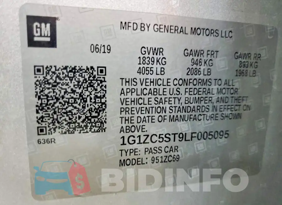 1G1ZC5ST9LF005095 Photo# 13