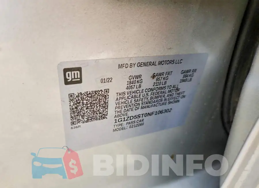 1G1ZD5ST0NF106302 Photo# 12