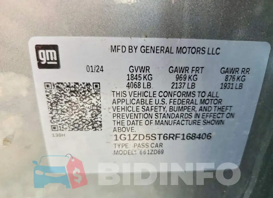 1G1ZD5ST6RF168406 Photo# 13