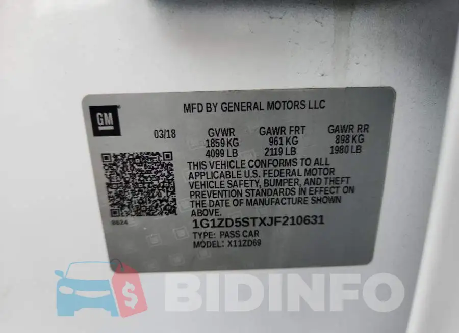 1G1ZD5STXJF210631 Photo# 12