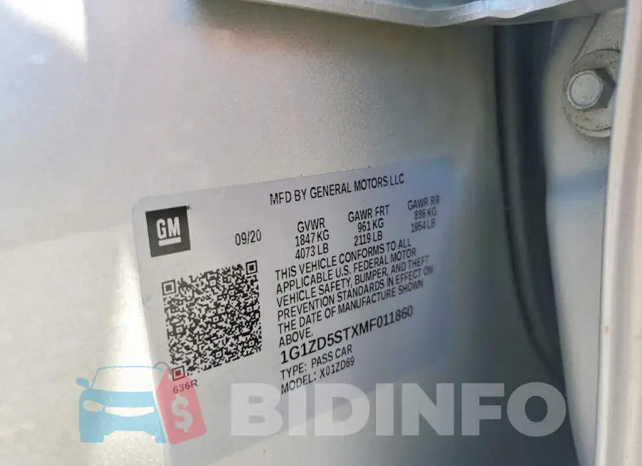 1G1ZD5STXMF011860 Photo# 12