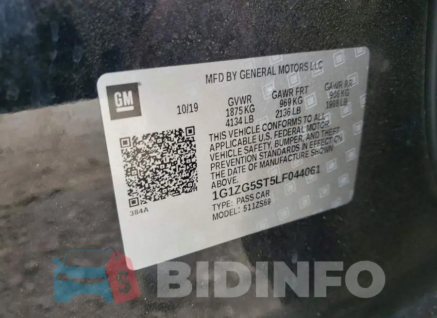 1G1ZG5ST5LF044061 Photo# 13