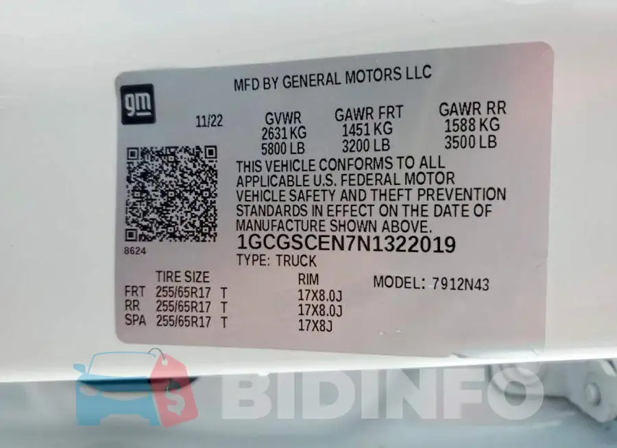 1GCGSCEN7N1322019 Photo# 13