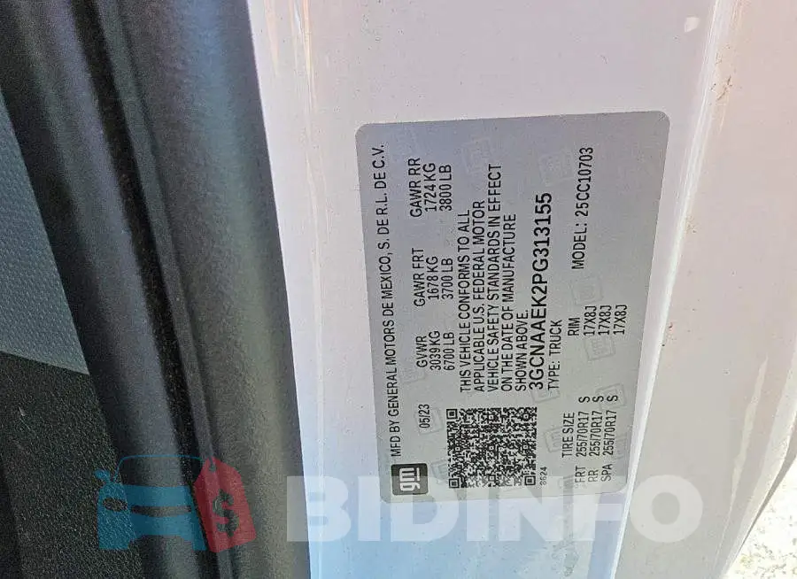 3GCNAAEK2PG313155 Photo# 12
