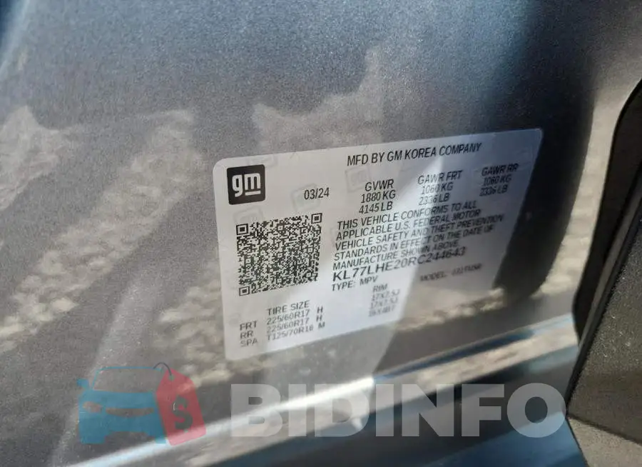 KL77LHE20RC244643 Photo# 13