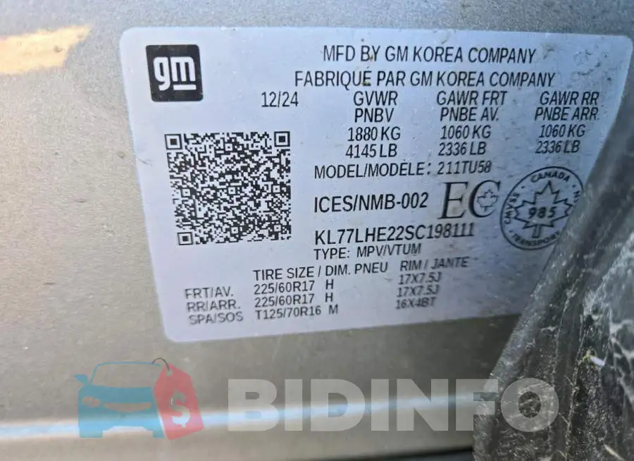 KL77LHE22SC198111 Photo# 13
