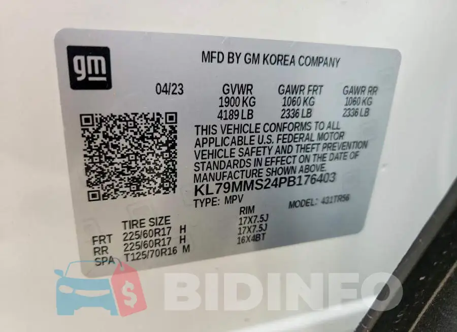 KL79MMS24PB176403 Photo# 14