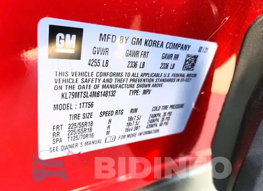 KL79MTSL4MB148132 Photo# 13