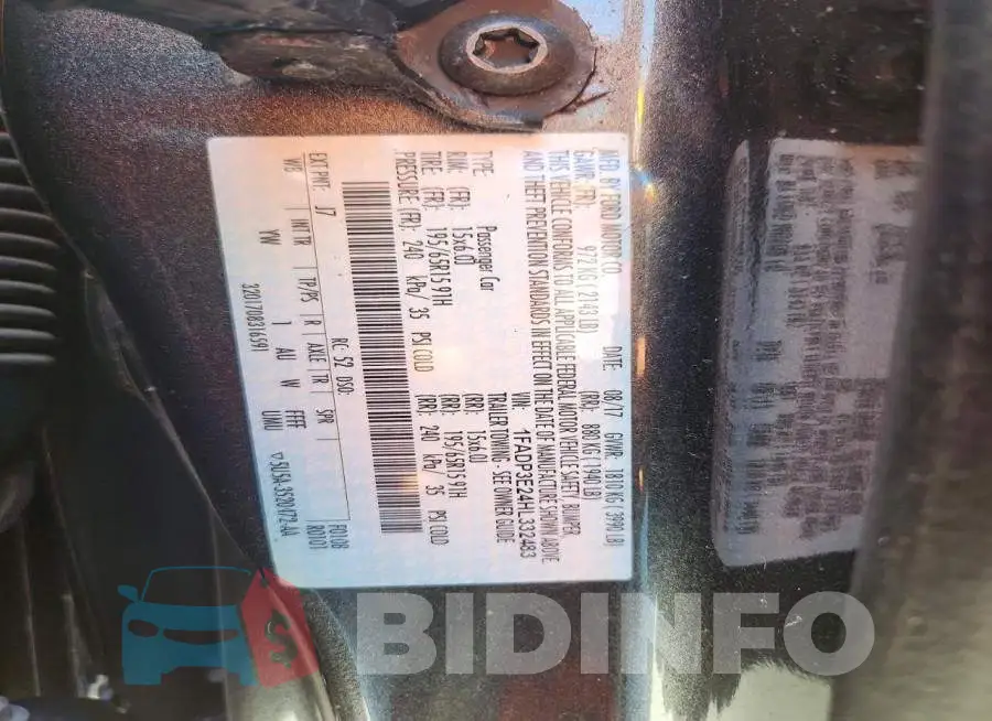 1FADP3E24HL332483 Photo# 13