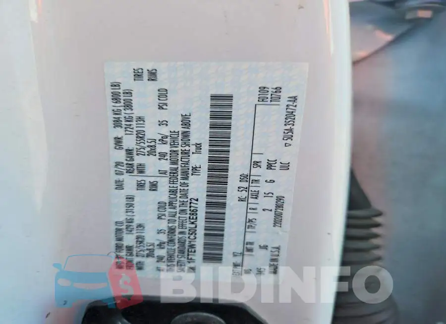 1FTEW1C50LKE86772 Photo# 13