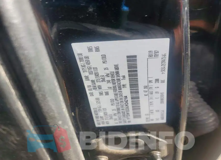 1FTEW1EG9JKD42164 Photo# 12