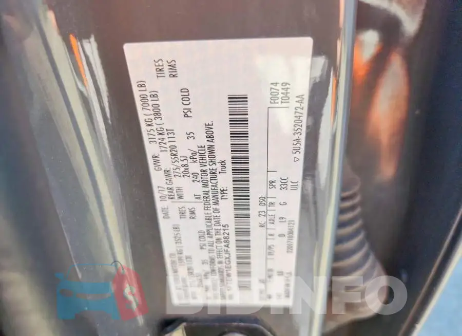 1FTEW1EGXJFA88215 Photo# 12