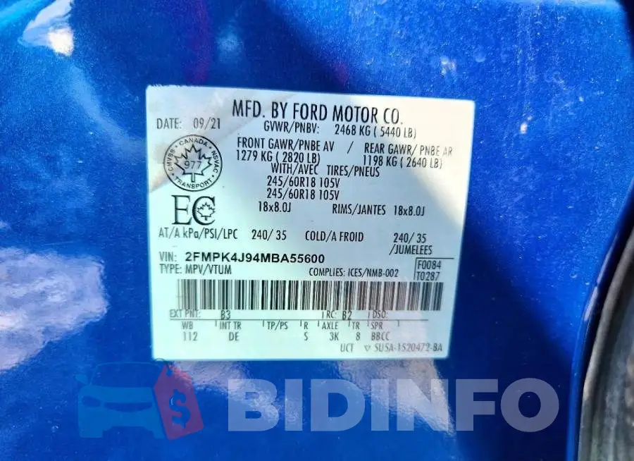 2FMPK4J94MBA55600 Photo# 13