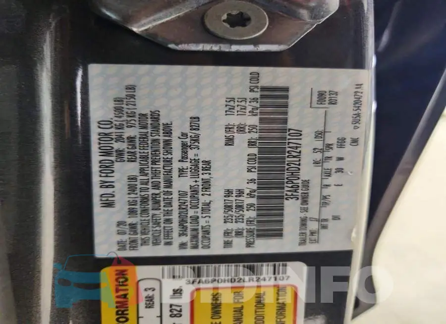 3FA6P0HD2LR247107 Photo# 13