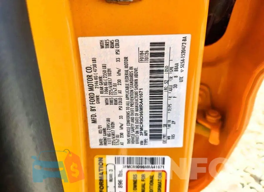 3FMCR9D96MRA41671 Photo# 13