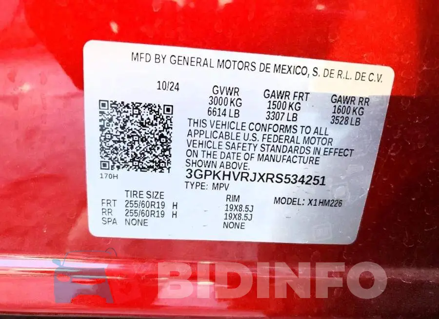 3GPKHVRJXRS534251 Photo# 12