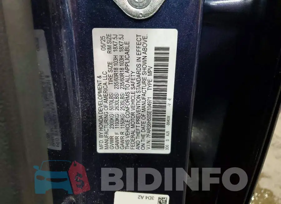 7FARS6H50SE104971 Photo# 14