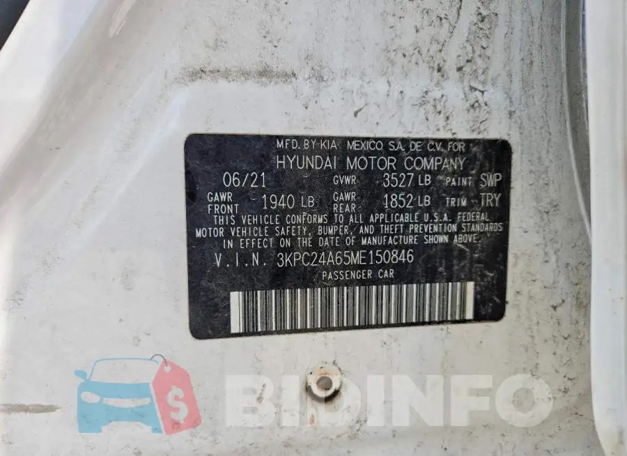 3KPC24A65ME150846 Photo# 12