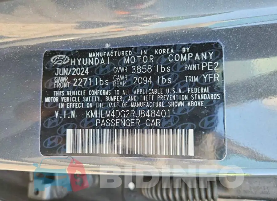 KMHLM4DG2RU848401 Photo# 12