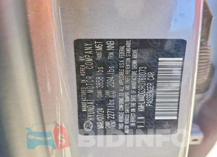 KMHLM4DG3RU761073 Photo# 12