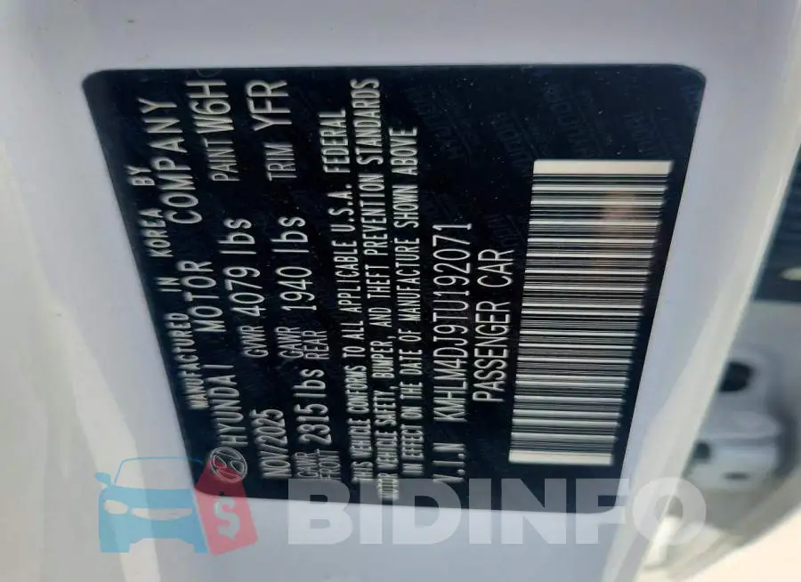 KMHLM4DJ9TU192071 Photo# 12