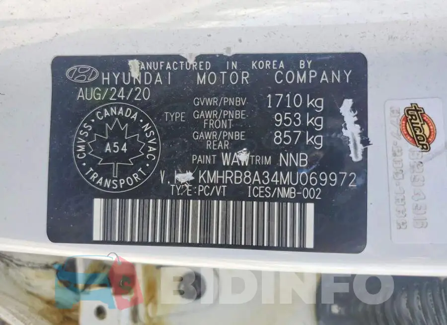 KMHRB8A34MU069972 Photo# 13