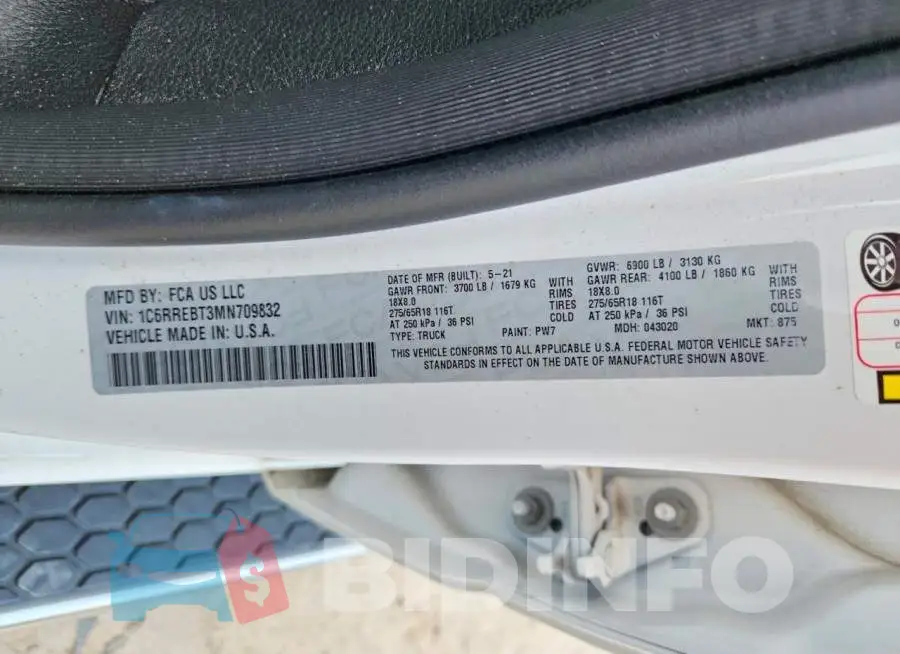 1C6RREBT3MN709832 Photo# 12