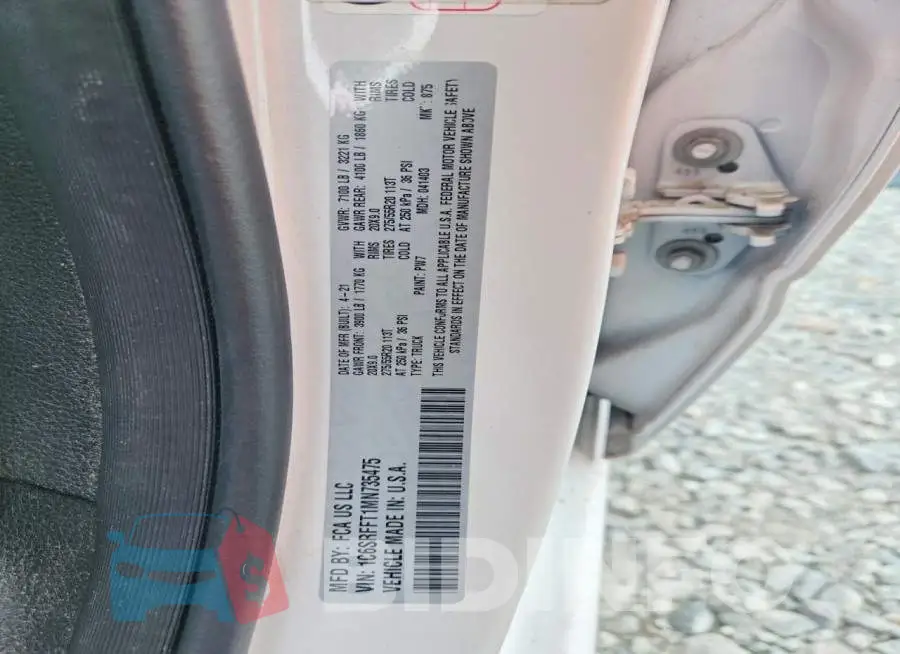 1C6SRFFT1MN735475 Photo# 13