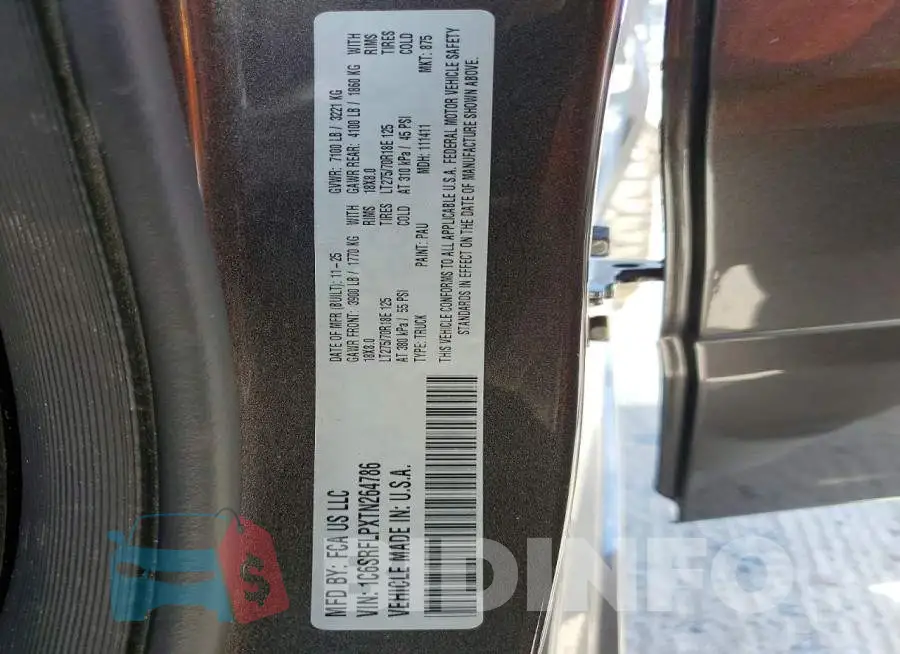 1C6SRFLPXTN264786 Photo# 13