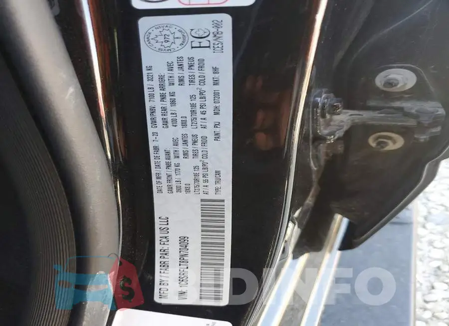 1C6SRFLT8PN704099 Photo# 12