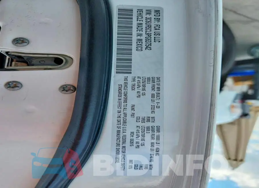 3C6UR5CL9PG637542 Photo# 13