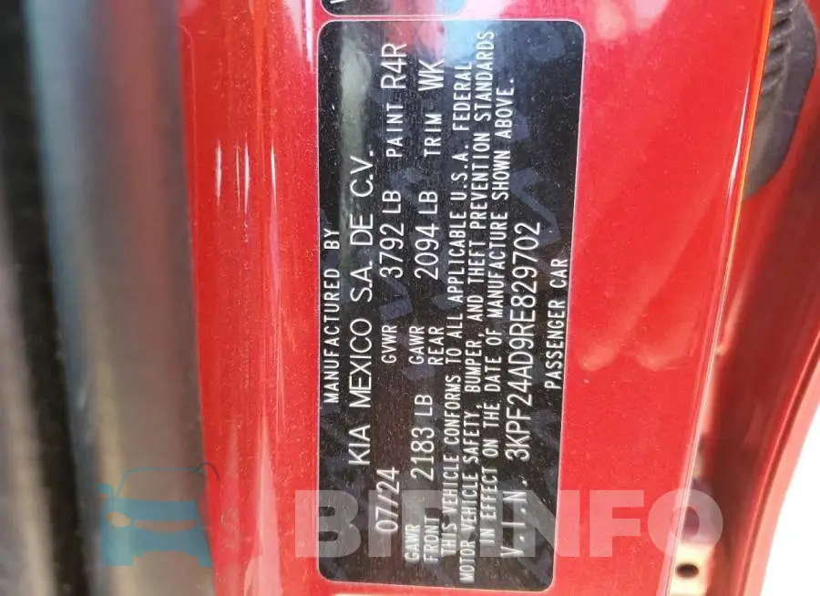 3KPF24AD9RE829702 Photo# 12