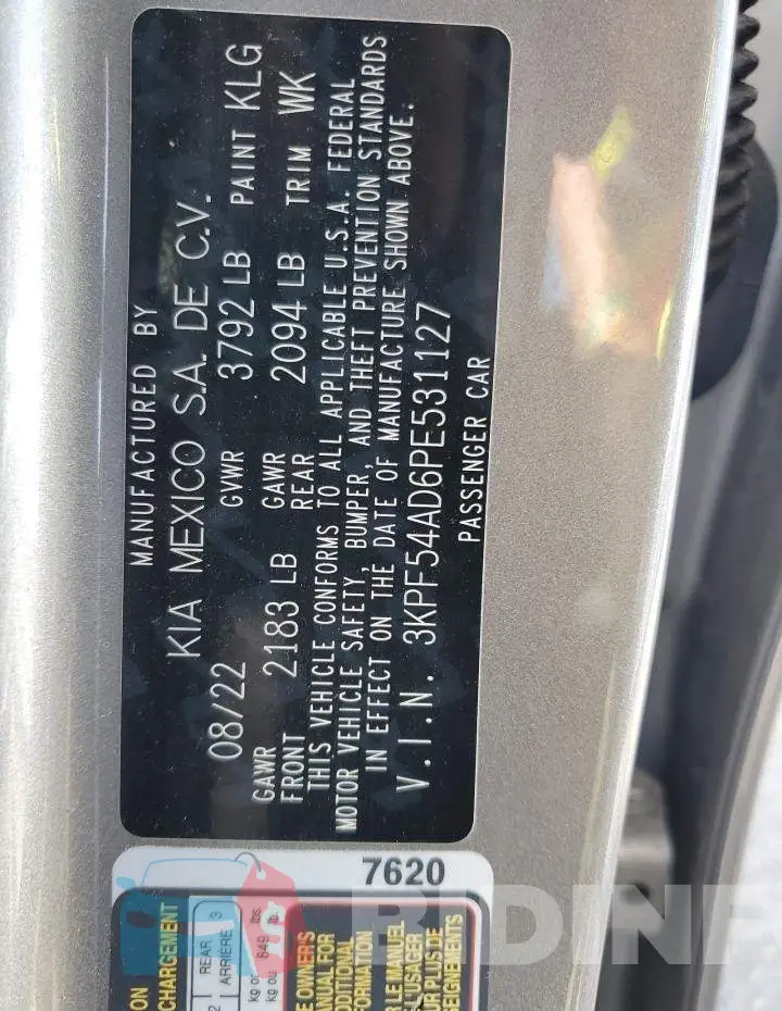 3KPF54AD6PE531127 Photo# 12