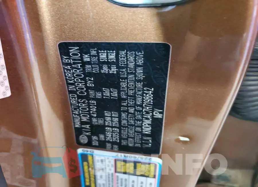 KNDPMCAC7H7198642 Photo# 12