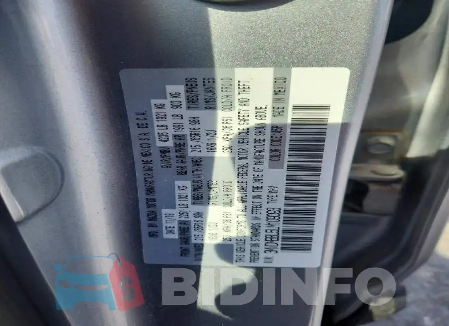 3MVDMBBL5LM109093 Photo# 13