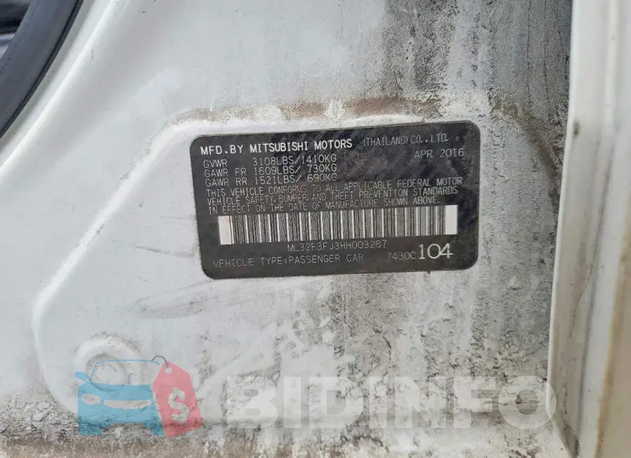ML32F3FJ3HH003287 Photo# 12