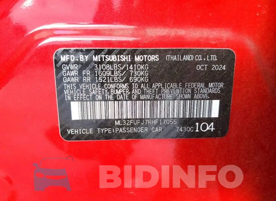 ML32FUFJ7RHF17055 Photo# 12
