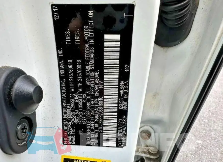 5TDJZRFH2JS816010 Photo# 10