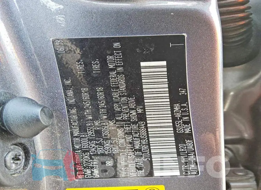 5TDJZRFH9JS888449 Photo# 13