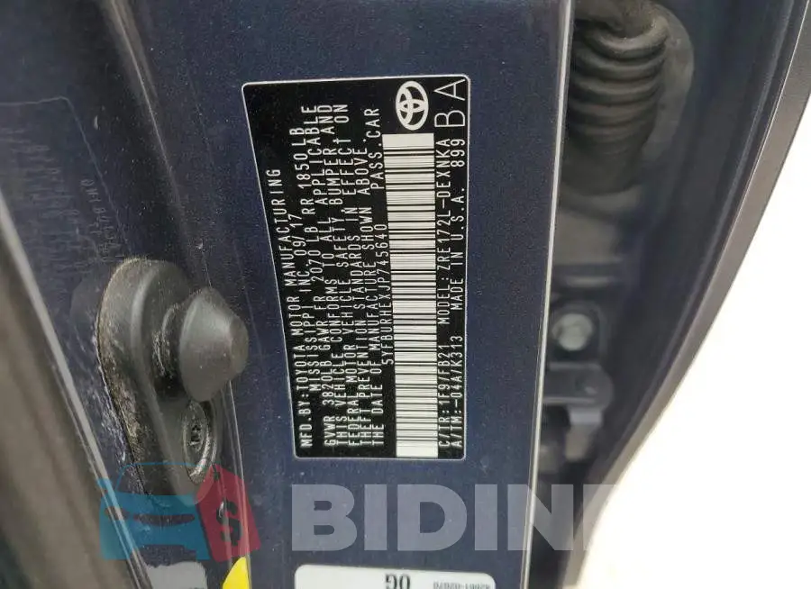 5YFBURHEXJP745640 Photo# 12