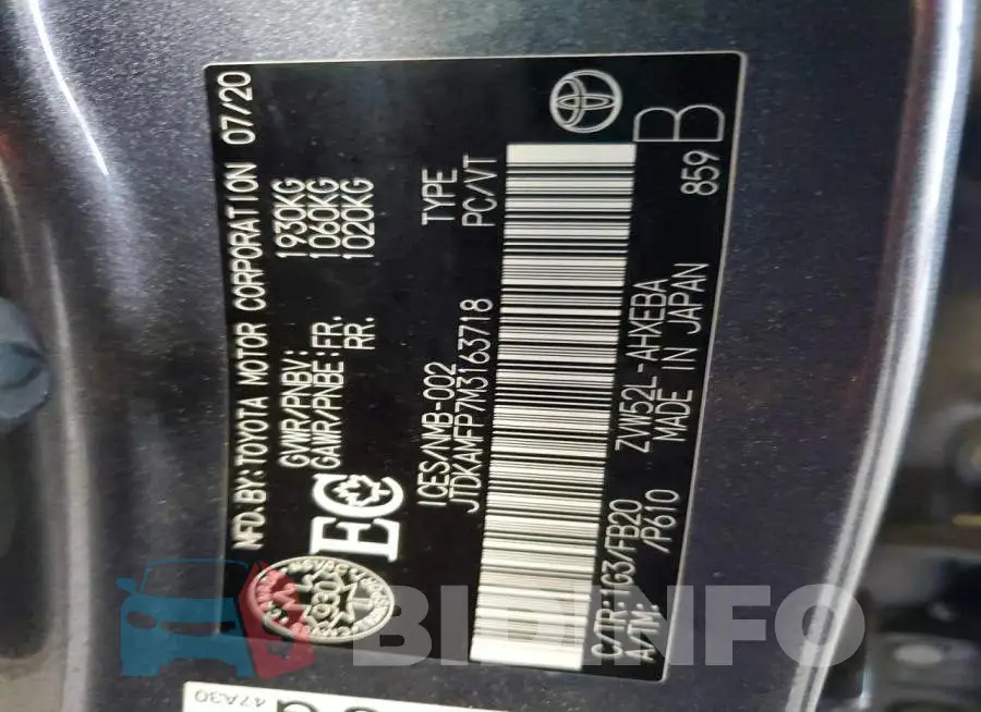 JTDKAMFP7M3163718 Photo# 13