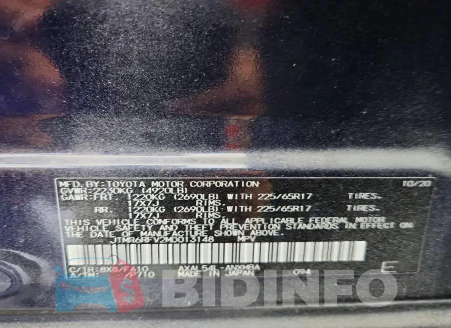 JTMR6RFV2MD013148 Photo# 13