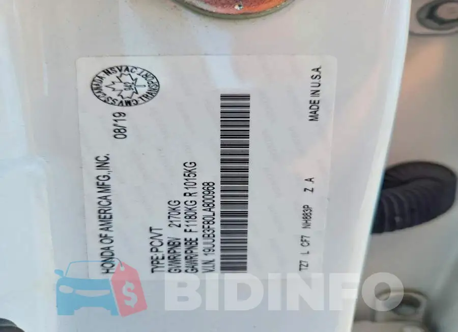 19UUB3F80LA800968 Photo# 12