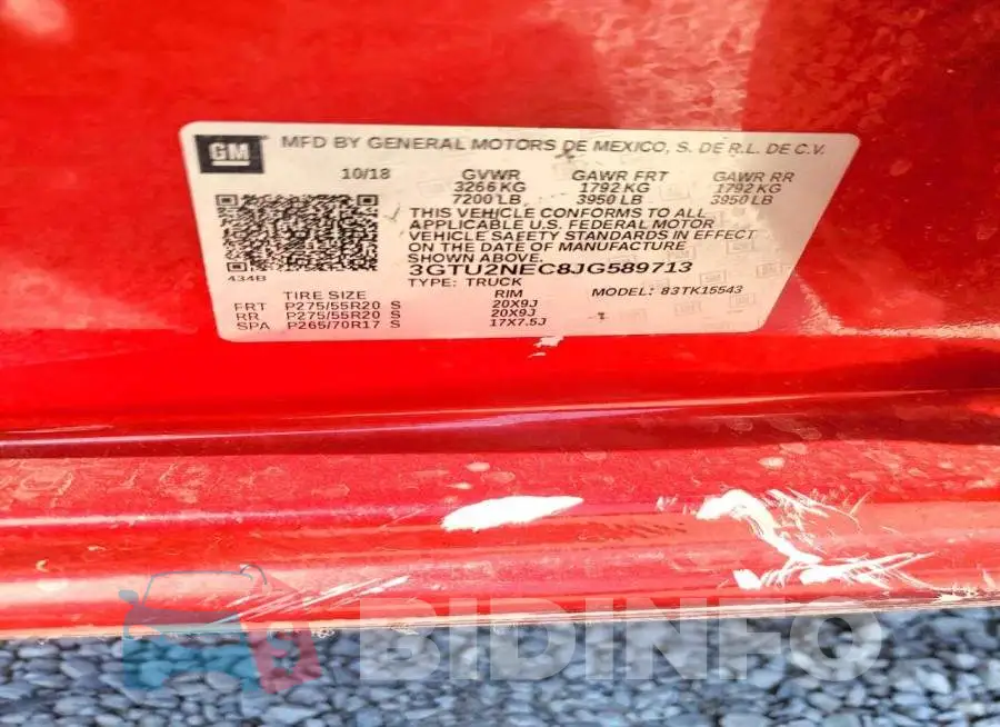 3GTU2NEC8JG589713 Photo# 13