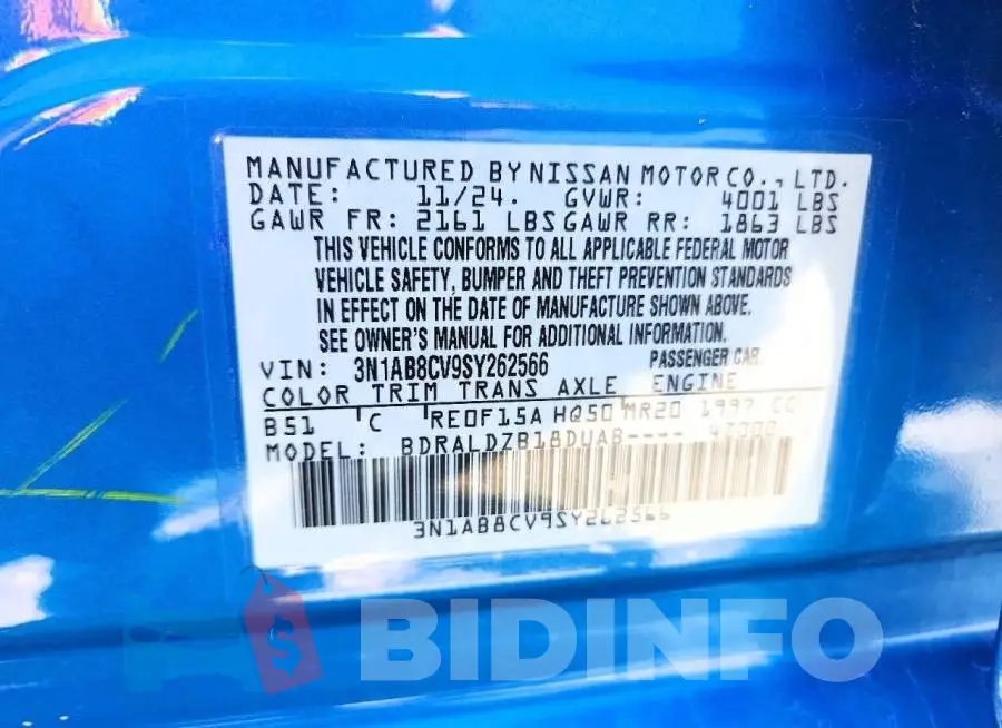 3N1AB8CV9SY262566 Photo# 12