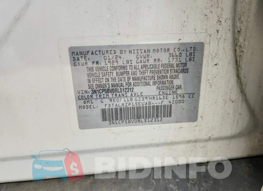 3N1CP5BV0RL512312 Photo# 12