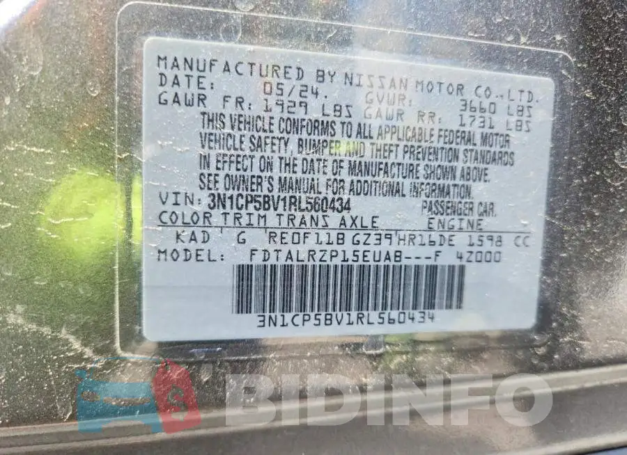 3N1CP5BV1RL560434 Photo# 13