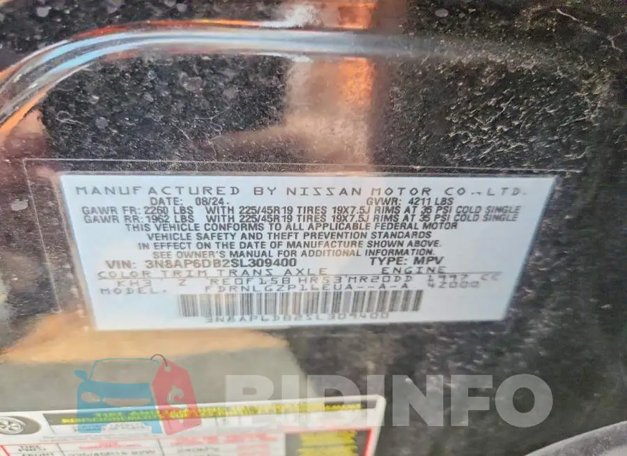 3N8AP6DB2SL309400 Photo# 13