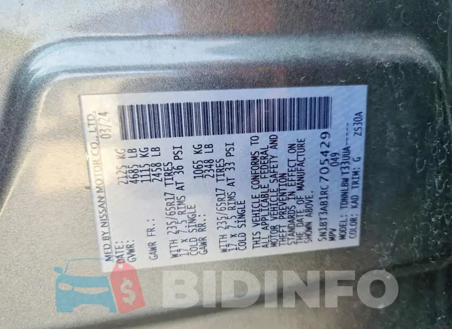 5N1BT3AB1RC705429 Photo# 13