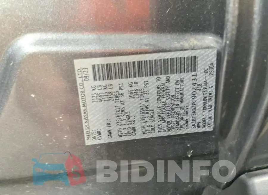 5N1BT3AB2PC902431 Photo# 13
